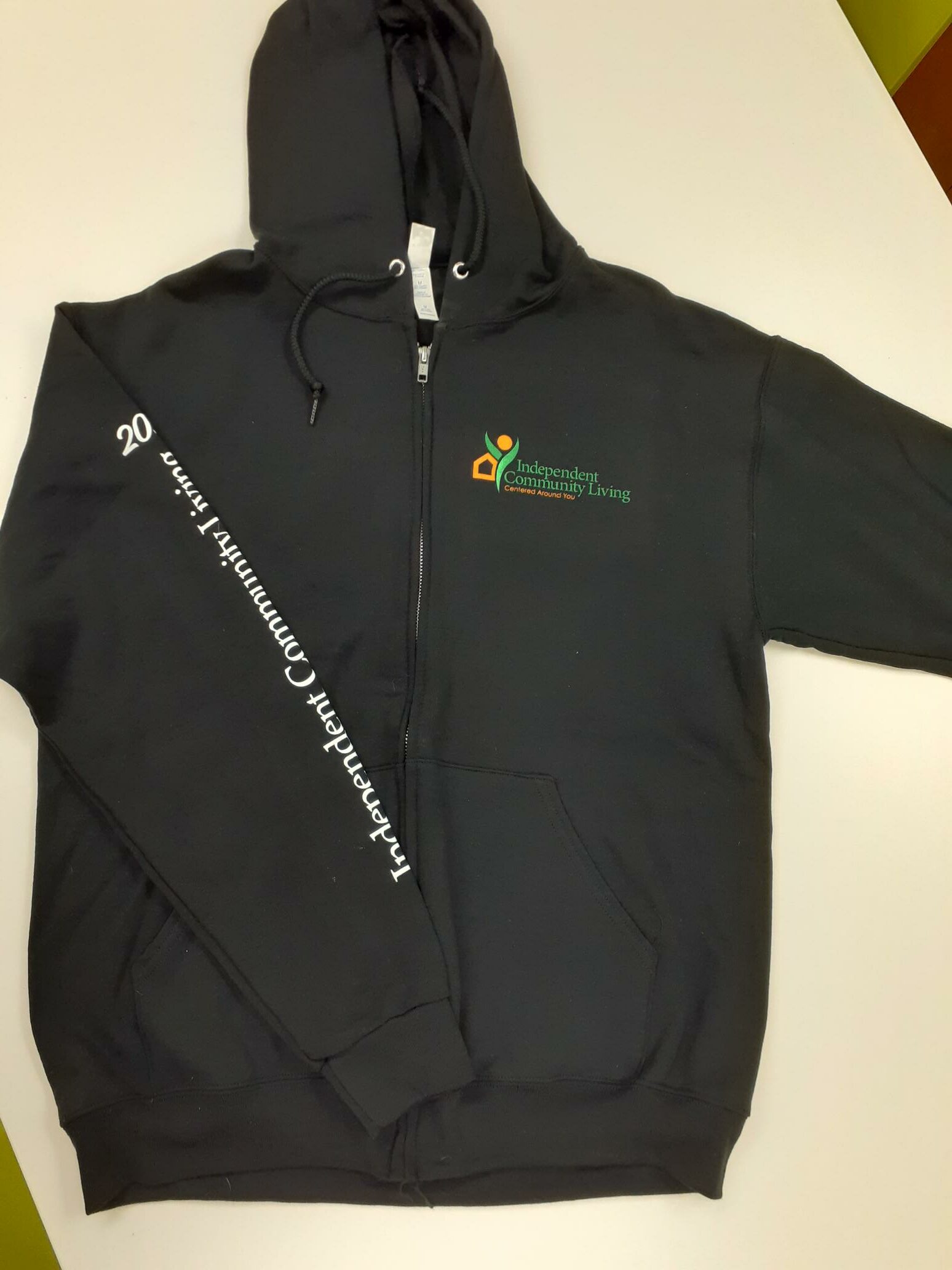 Black Zip Up Hoodie